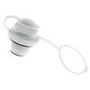 White Boston Air Valve One-way Inflation Valve Airbeds Approx. 22mm BIGMOUTH Boats Canoes Kayaks Plastic Pool Rafts