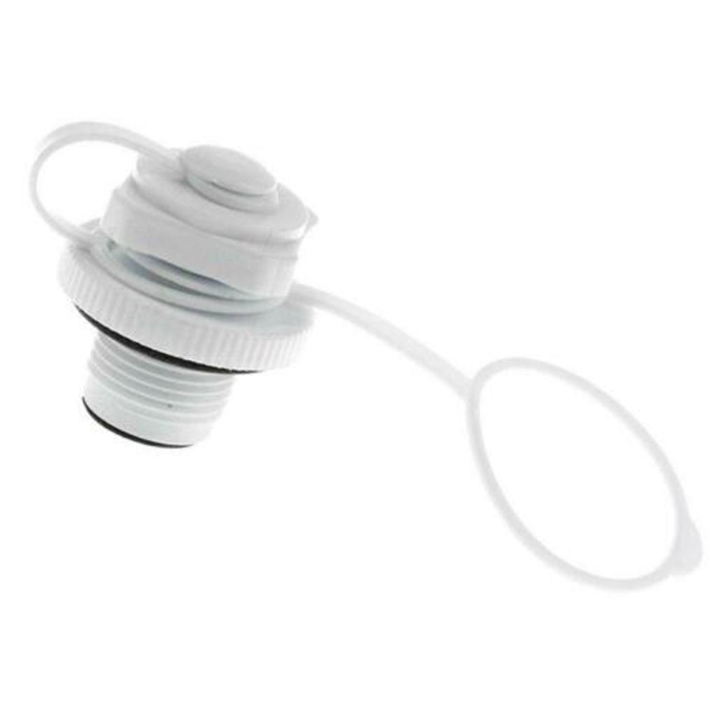 White Boston Air Valve One-way Inflation Valve Airbeds Approx. 22mm BIGMOUTH Boats Canoes Kayaks Plastic Pool Rafts