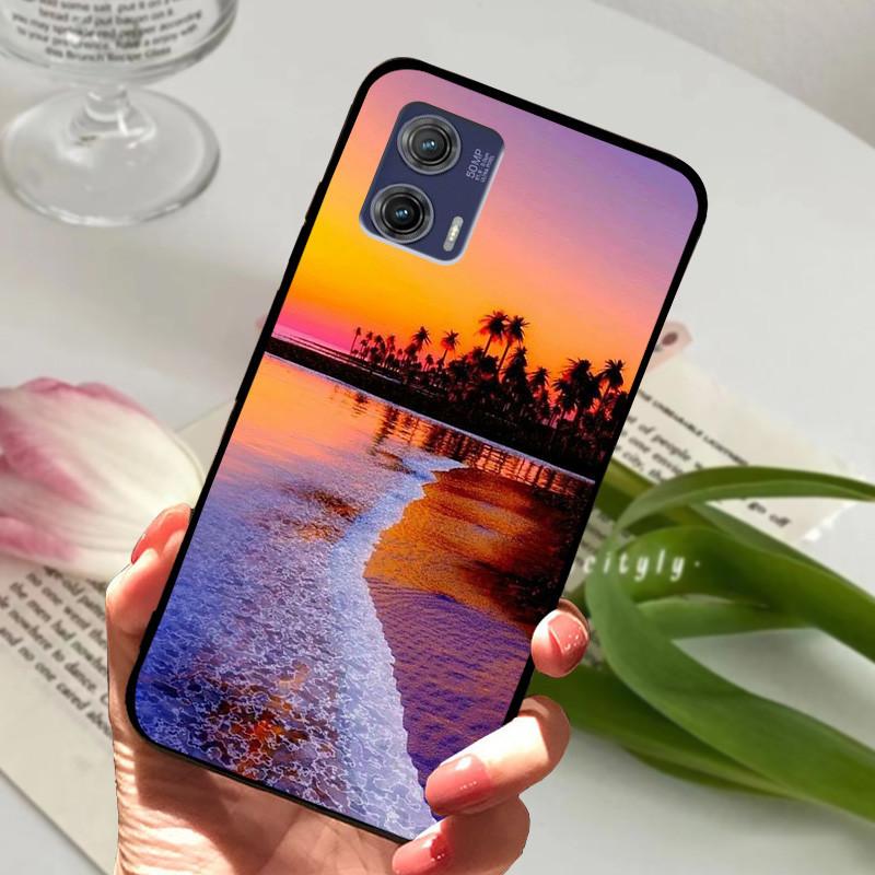 For Motorola Edge 50 Fusion Cases Animal Painted Soft Silicone Phone Cases for Moto Edge 50 Fusion Back Covers Coque Bumper