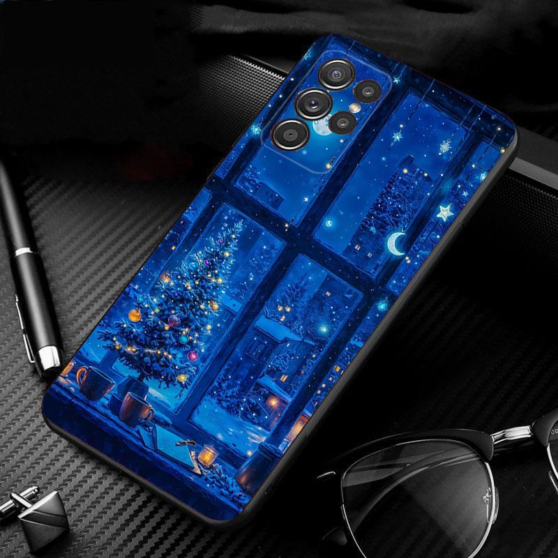 Phone Case For Samsung Galaxy S25 S24 S23 S22 S21 Ultra S24 S23 S22 S21 S25 Plus S24 S25 FE Christmas Tree Light