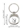 Dogo Argentino - Keychain with a Dog, Keychain with a Print, Personalized Pendant from the Art-Dog Brand