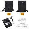 TUISKU Passport Case with Neck Strap and Skimming Prevention (Black)