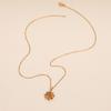 1pc Fashionable and Elegant Lotus-shaped Pendant, Personalized Multi-functional Collarbone Necklace