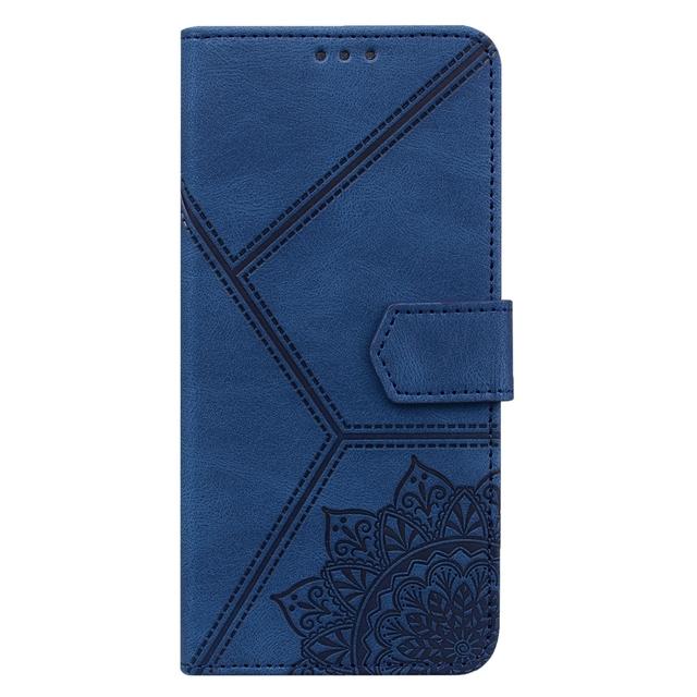 Handy-Geldbörsenhülle für Funda Samsung Galaxy A23 A13 A33 A53 A03s A73 5g Hüllen Süße Mandala-Blume Flip Back Cover Kartentasche Frauen