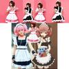 Stylish Black And Pink Maid Uniform Princess Dress Suit For Halloween And Cosplay Occasions
