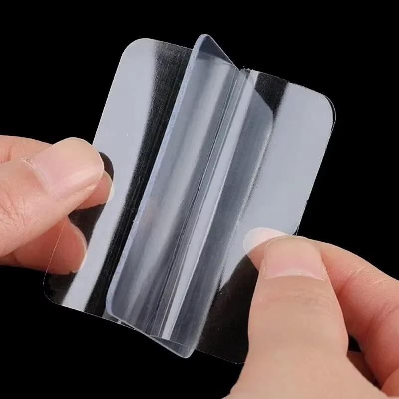 10/20/30/50 PCS High Viscosity Transparent Acrylic PET Double-Sided Adhesive Tape Washable No Punching Wall Fixing Adhesive TaPinstriping Tape 3