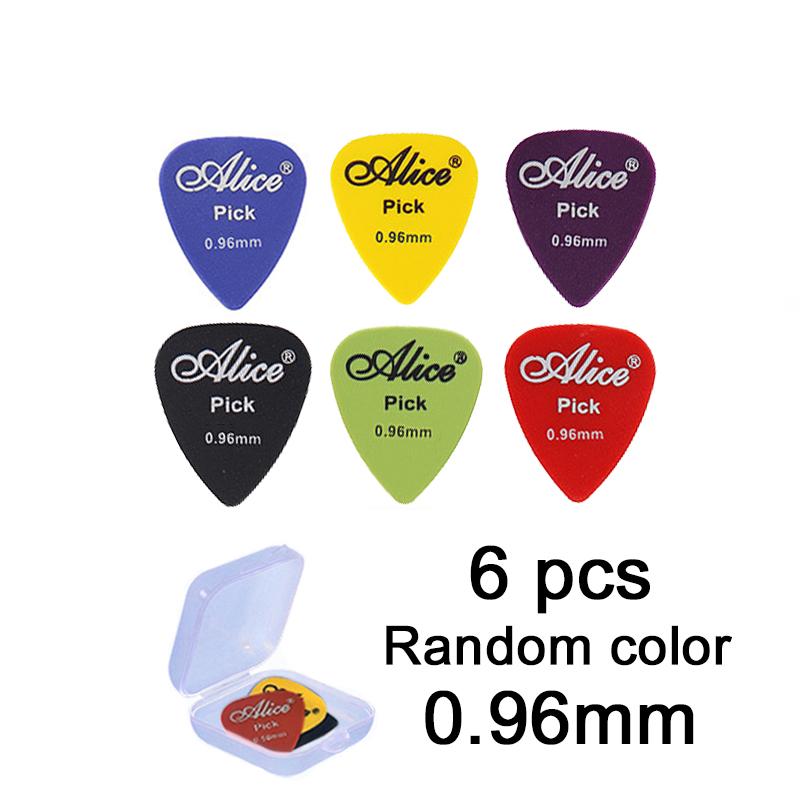 Gitaarplectrums met Opbergdoosje ABS Plectrums voor Elektrische Akoestische Gitaar 6 Dikte Gitaar Plectrum Accessoires