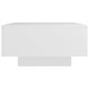 Vidaxl Coffee Table, White, 90X60X31 Cm, Wood-Based Material