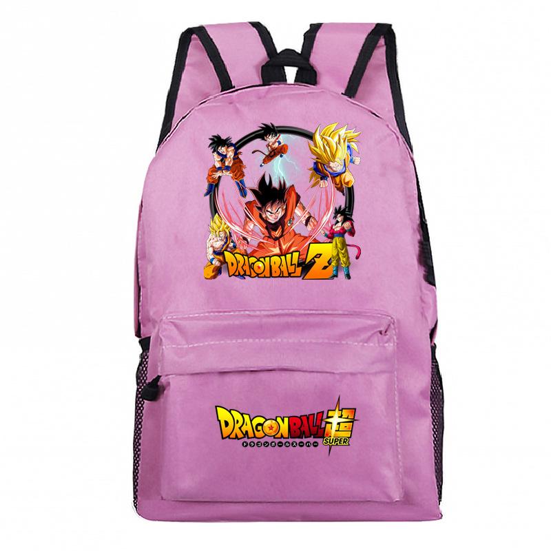 

Animation Cartoon Dragon Ball Series Peripheral Student School Bag Creative Backpack Outdoor Travel Bag Large Capacity School Bag average size
