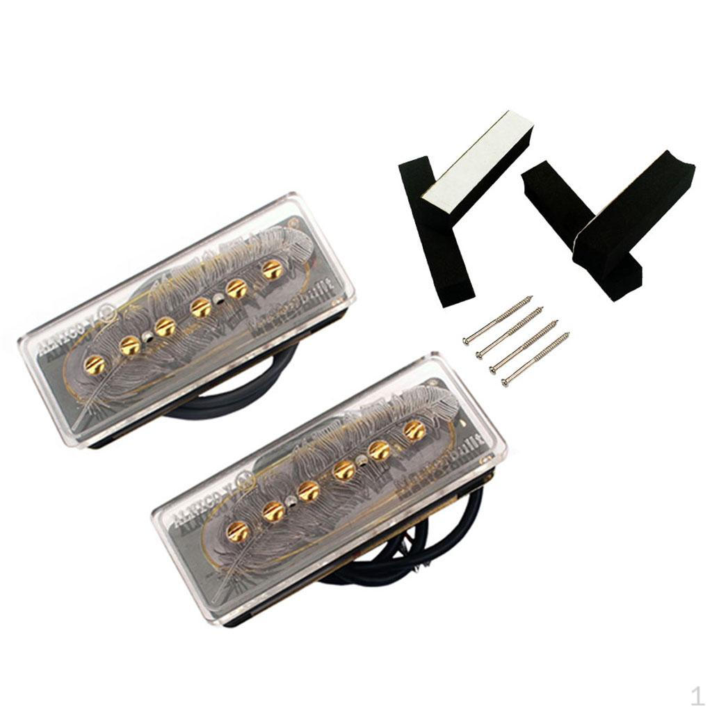 Electric Guitar alnico Soap 90 Pickup Bridge Neck for Instrument