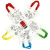 4/10/20pcs Non-woven Tote Bag & 6-Color Mini Watercolor Pen, DIY Graffiti Art Supplies Birthday Party Handcraft Painting Art XJM