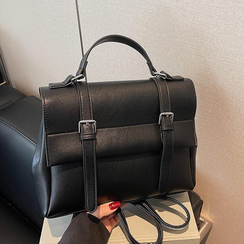 New retro simple handbag girls casual versatile single backpack