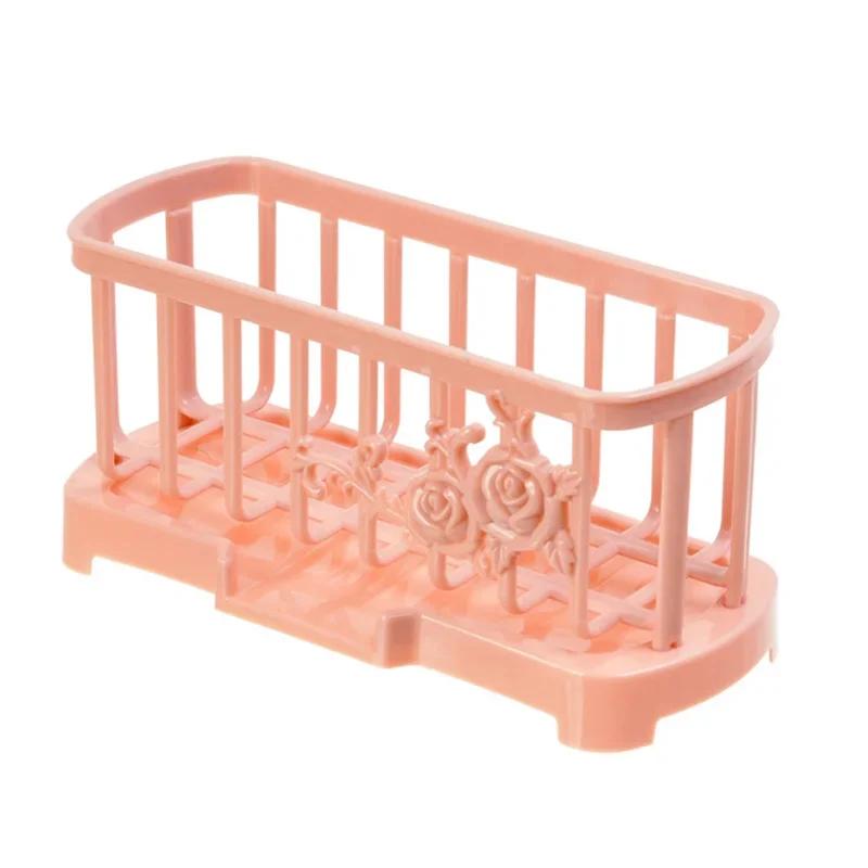 New Household Drainage Shelf Multi-function Dish Washing Sponge Storage Detachable Rack  Suitable for Bathroom Kitchen Hotel