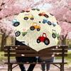 1PC Tractors Piglets Umbrella-8-Rib Reinforced, Automatic Open, Lightweight & Durable, Cute Fashion Accessory for Outdoor-T395
