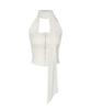 PAINORPLEASURE Midnight Halter Top Cream