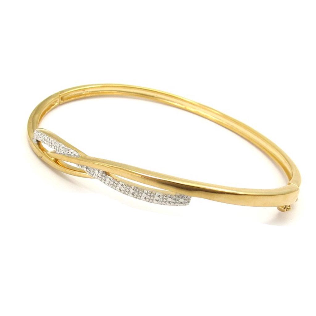 Altesse [K6342] - Dvoubarevný pozlacený náramek „Scarlett“