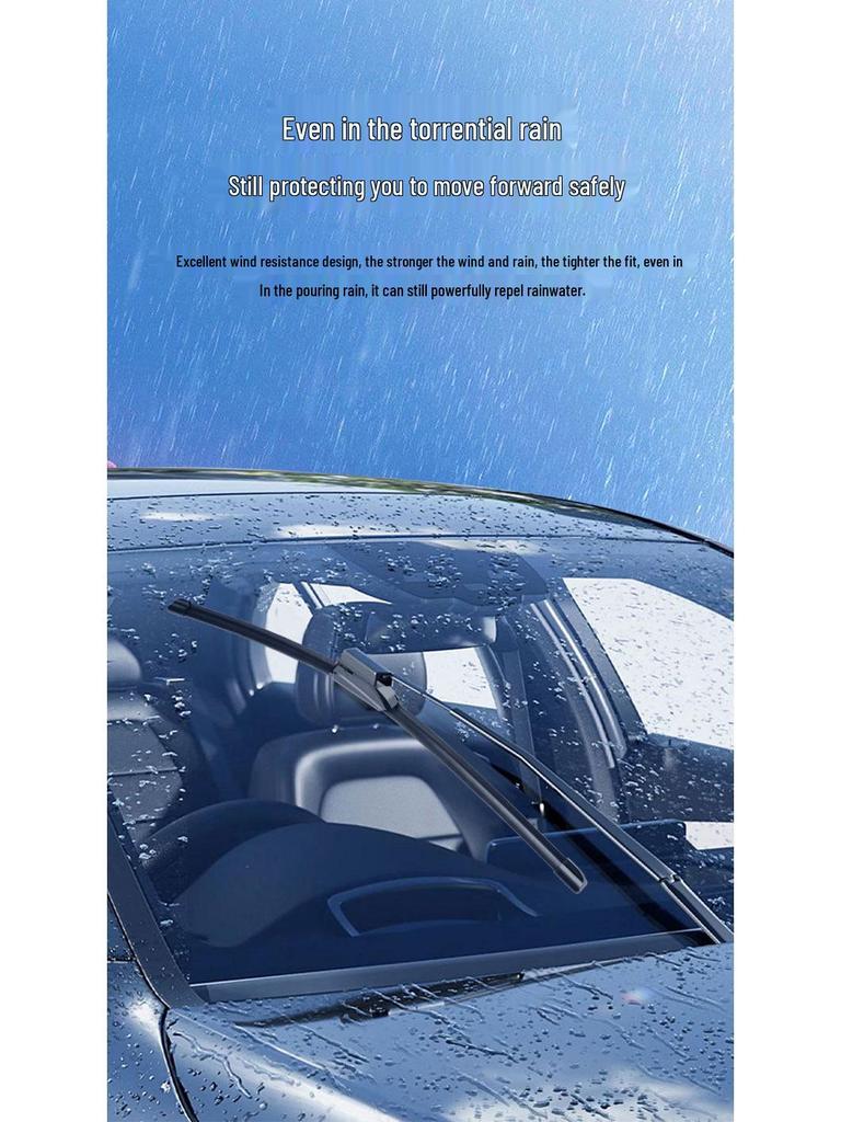 Rahmenloser Leiser Scheibenwischer für Foton Aoling CTX Leichte LKW, Sechs-Schichten-Gummistreifen