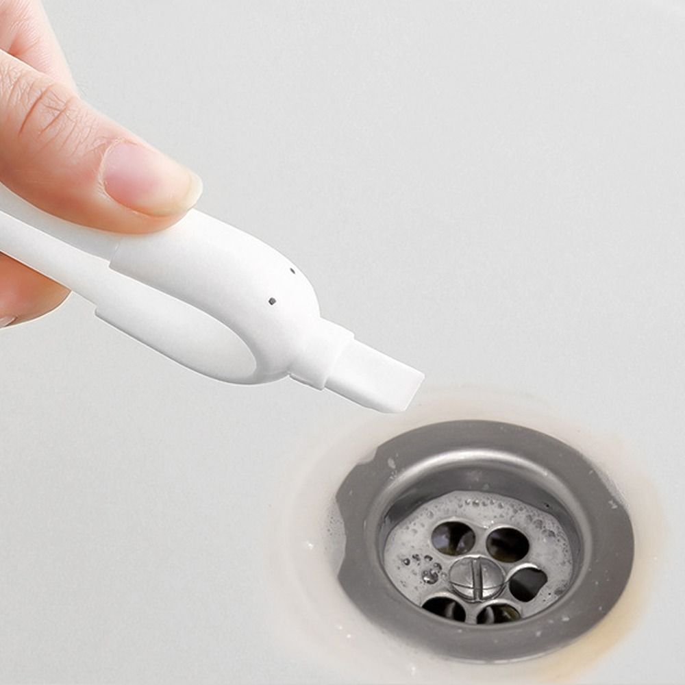 1pcs 2-in-1 Duck Bathroom Hair Clip Stable Tweezers Double Head Garbage Clip Wall Mounted Cute Cleaning Clip Toilet