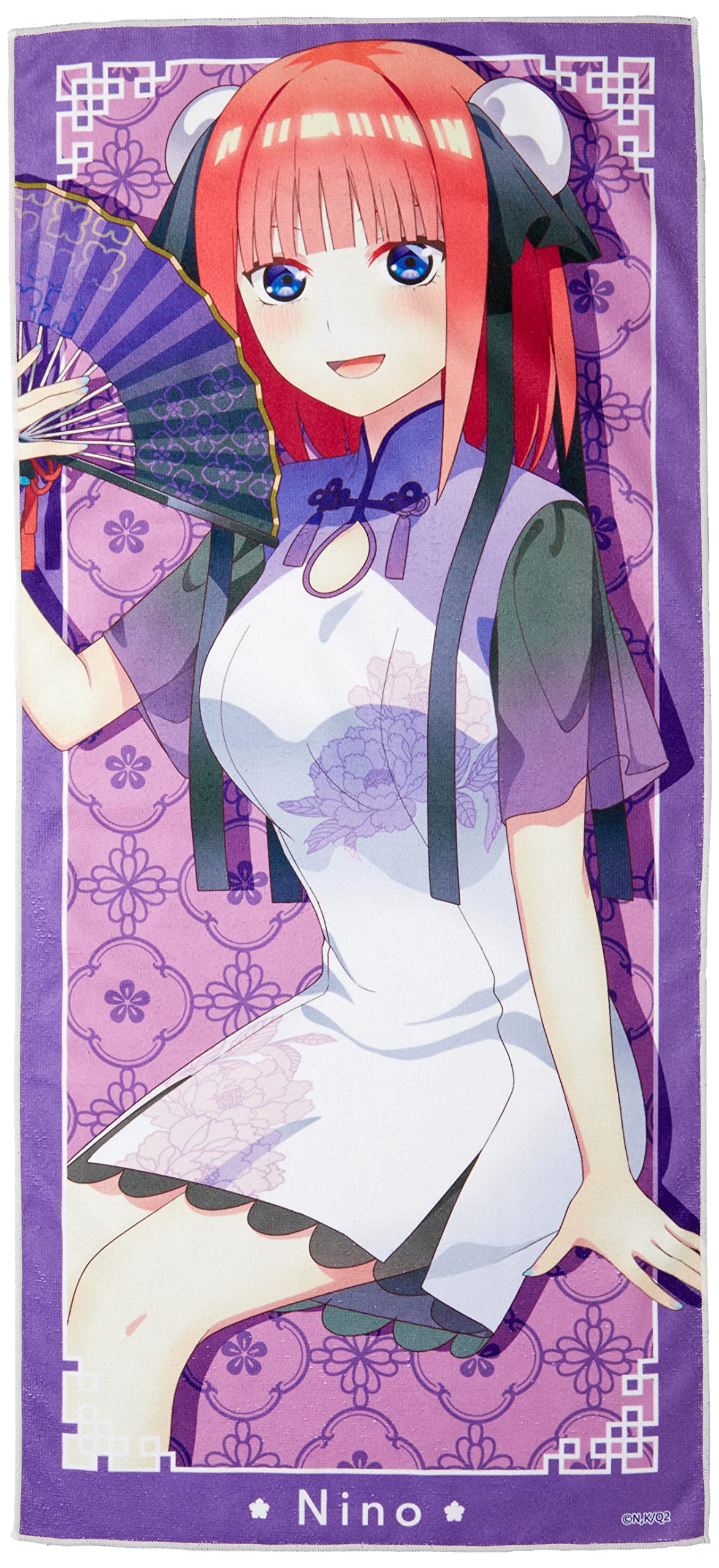 azumaker The Quintessential Quintuplets 2 Character Large Towel B Nino Nakano