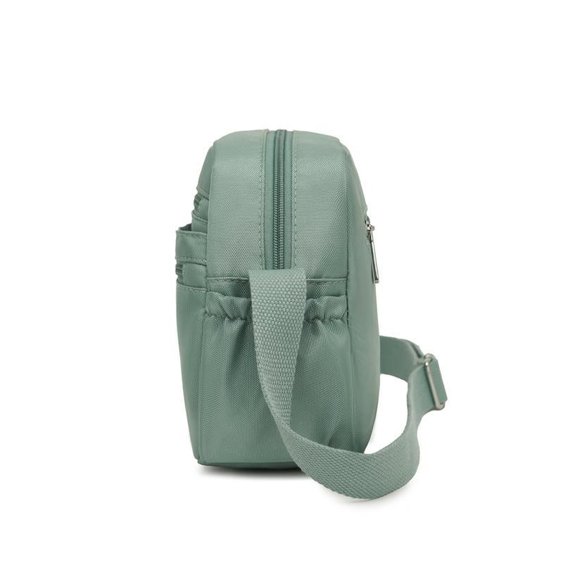 Damska torba na ramię z wieloma kieszeniami Lekka nylonowa torba crossbody dla mam w średnim wieku