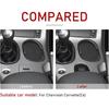 Car Interior Sticker For Chevrolet Corvette C6 2005-2007 Style Shift Panel Cover Console Trim Button Decal Black Auto