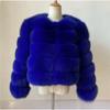 VAYLA Damenmode Kunstpelzmantel Super Heiß Herbst Winter Damen Kurze Kunstfuchs Fell Flauschige Jacke Hohe Qualität Top Damen Pelzmäntel