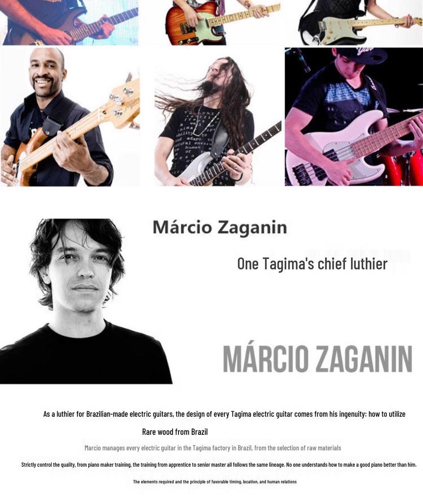 Tagima TG510 Brazilian Electric Guitar - Beginner to Professional Level with Single Coil