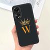 For Oppo A78 4G Case CPH2565 Cute Crown Letters Back Cover 6.43'' Shockproof Phone Case For Oppo A78 A 78 OppoA78 4G Soft Fundas