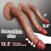 Realistischer Langer Dildo mit Saugnapf Riesiger Dildo für Prostata Stimulation Analer Stöpsel Lebensechter Falscher Penis G-Punkt Dildo Sexspielzeug für Erwachsene für Frauen Männer