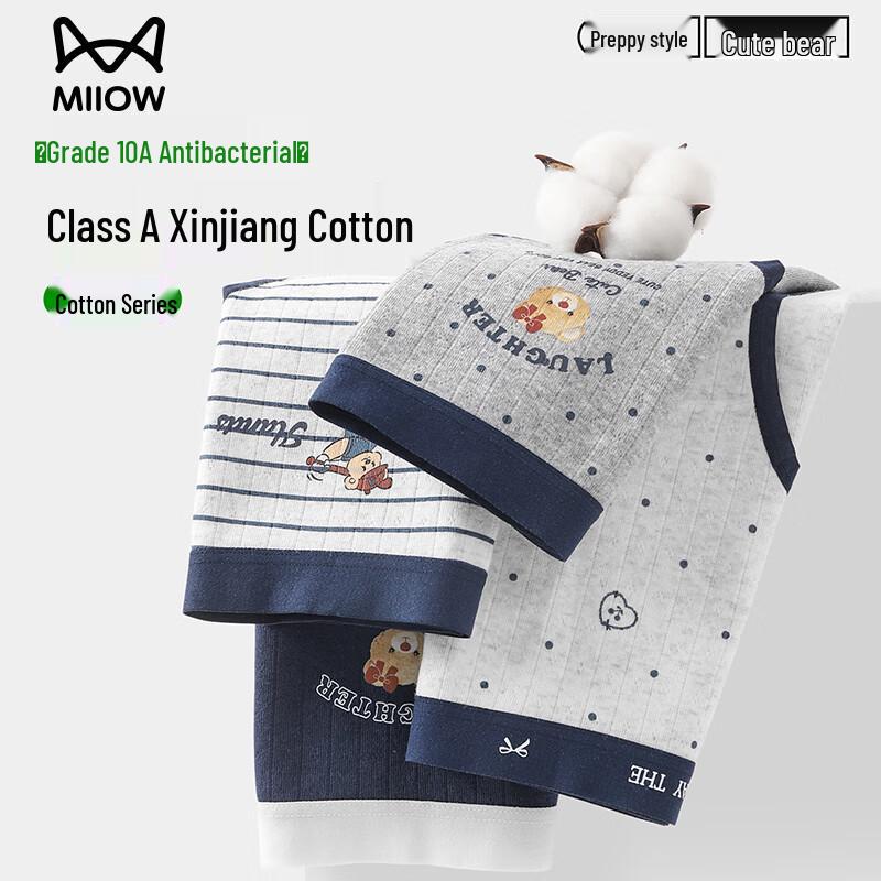 

Miiow Women s Little Bear A-Class Cotton Briefs XL (120-135 jin)