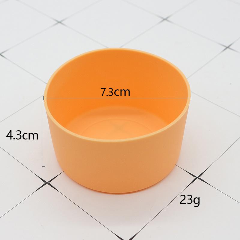 75mm Muti Color Silicone Cup Protection Case Storage Vacuum Bottle Compatitable For Stanley 30/40oz Anti Slip Scratch Resistant