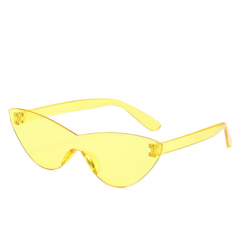 Purple Black Red Sunglasses Cateye Eyewear Women Brand Designer Small Triangle Vintage Sun Glasses Retro Sexy Cat Eye Sunglasses