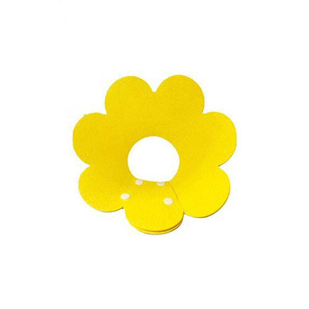 

Adjustable Dog Protective Collar Flower Shaped Pet Accessories New Cat Elizabethan Collar Dog M жовтий