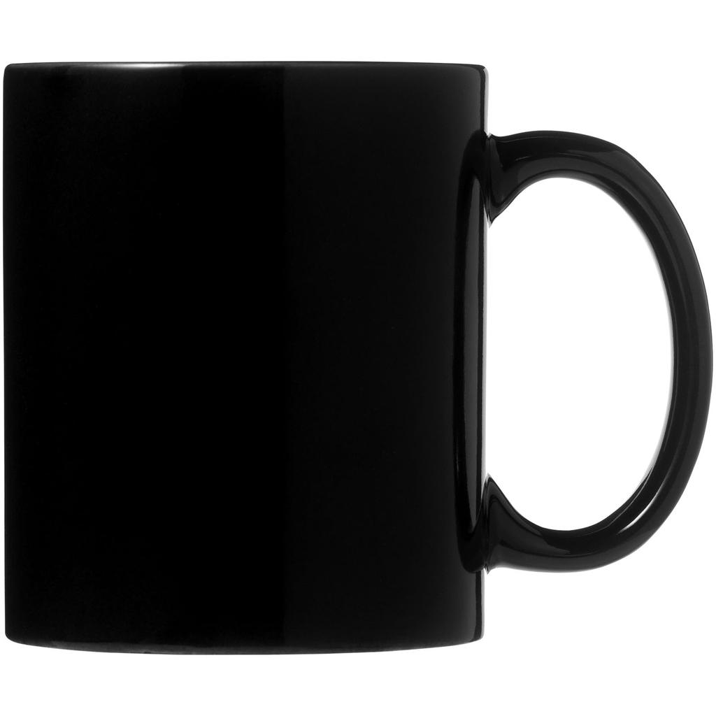 Glass "Santos" 330 ml ceramic mug Solid black