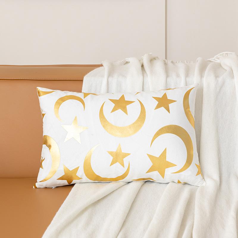 

Золотая луна, горячая золотая наволочка для подушки, декоративная наволочка для дивана в гостиной, наволочка для подушки в спальне 45*45cm ZY2-4