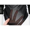 Spring and Autumn Black Translucent Mesh Bottom Shirt Women's Long Sleeve Sexy See-through Thin Mesh Shirt Super Stretchy Yarn Clothing