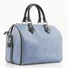 Louis Vuitton Speedy Band Riell 25 Handbag M51280 2WAYShoulder Epi Denim Blue Epi Leather Women Used
