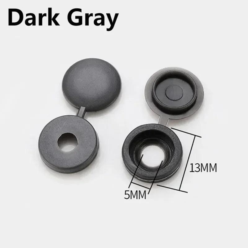 80pcs Nails Screw Caps Plastic Protective Covers Car Nuts Decorative Cover Self-tapping Screw Folding Cap Furniture Hardware