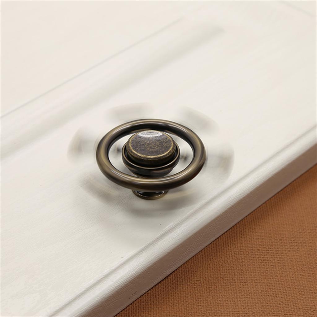 Steering Wheel Wardrobe Knob Zinc Alloy Cabinet Drawer Handle Cupboard Pulls Simple Furniture Decoration Easy To Install