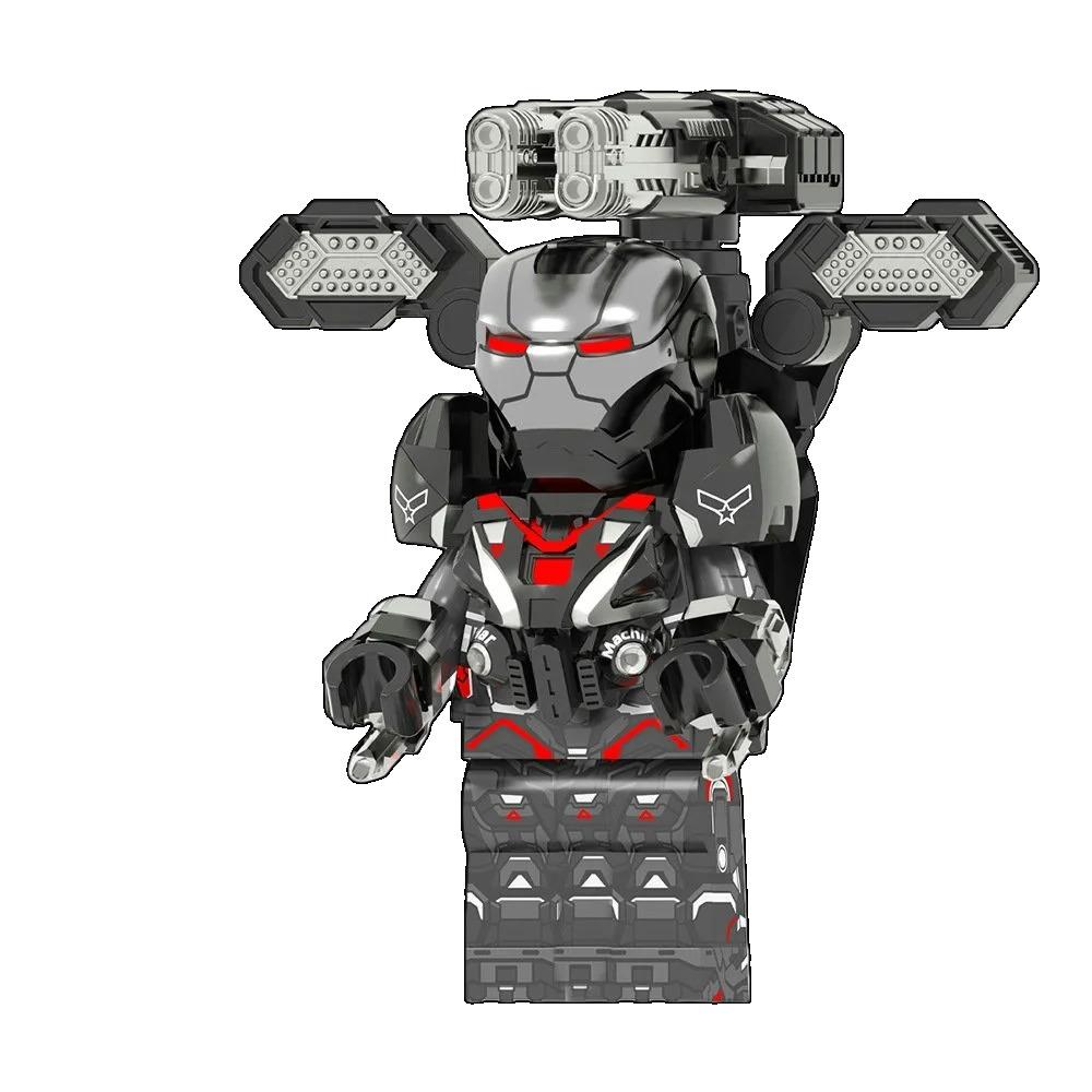 Space War Children Anime Figure Hero Building Blocks Kid Gift Assembling Toy Model Mini Movies Characters Figurine Bricks