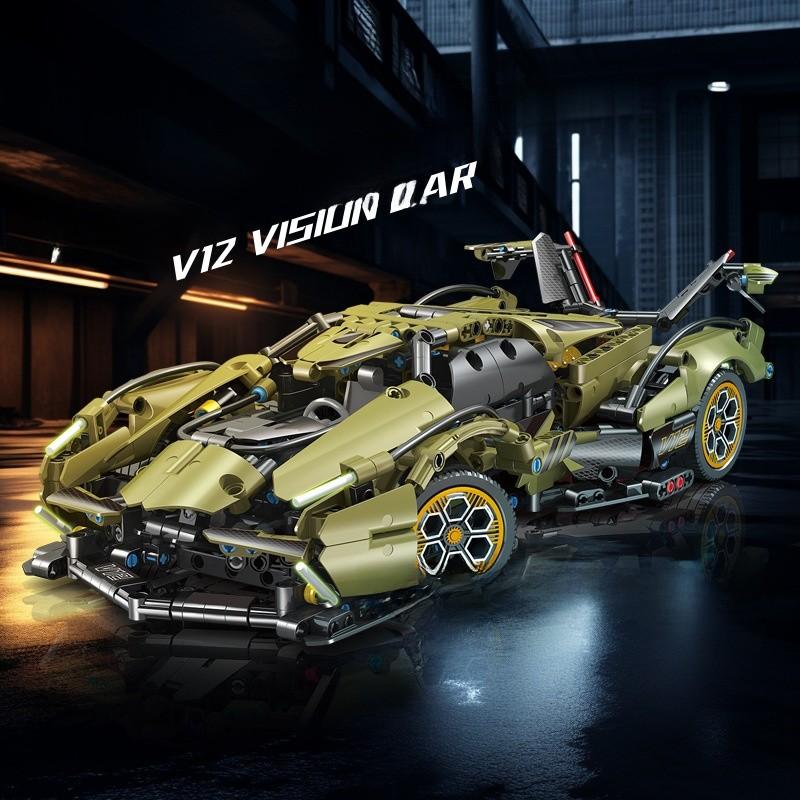 Martin V12 Aston Assembly Building Blocks Toys For Kids And Gift Collectors