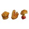 Smooth Sailing Firecracker Micro Landscape Resin Small Ornaments New Year Fortune Baby Red Words Gold Money Tree