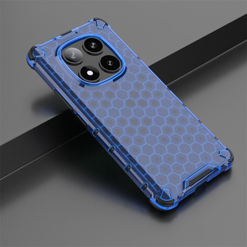 

For Redmi Note 14 Pro 5G Case Rugged Shockproof Armor Bumper Transparent Phone Case for Redmy Note14 Pro 14Pro 5G Back Cover Redmi Note14Pro 5G небесно-голубой