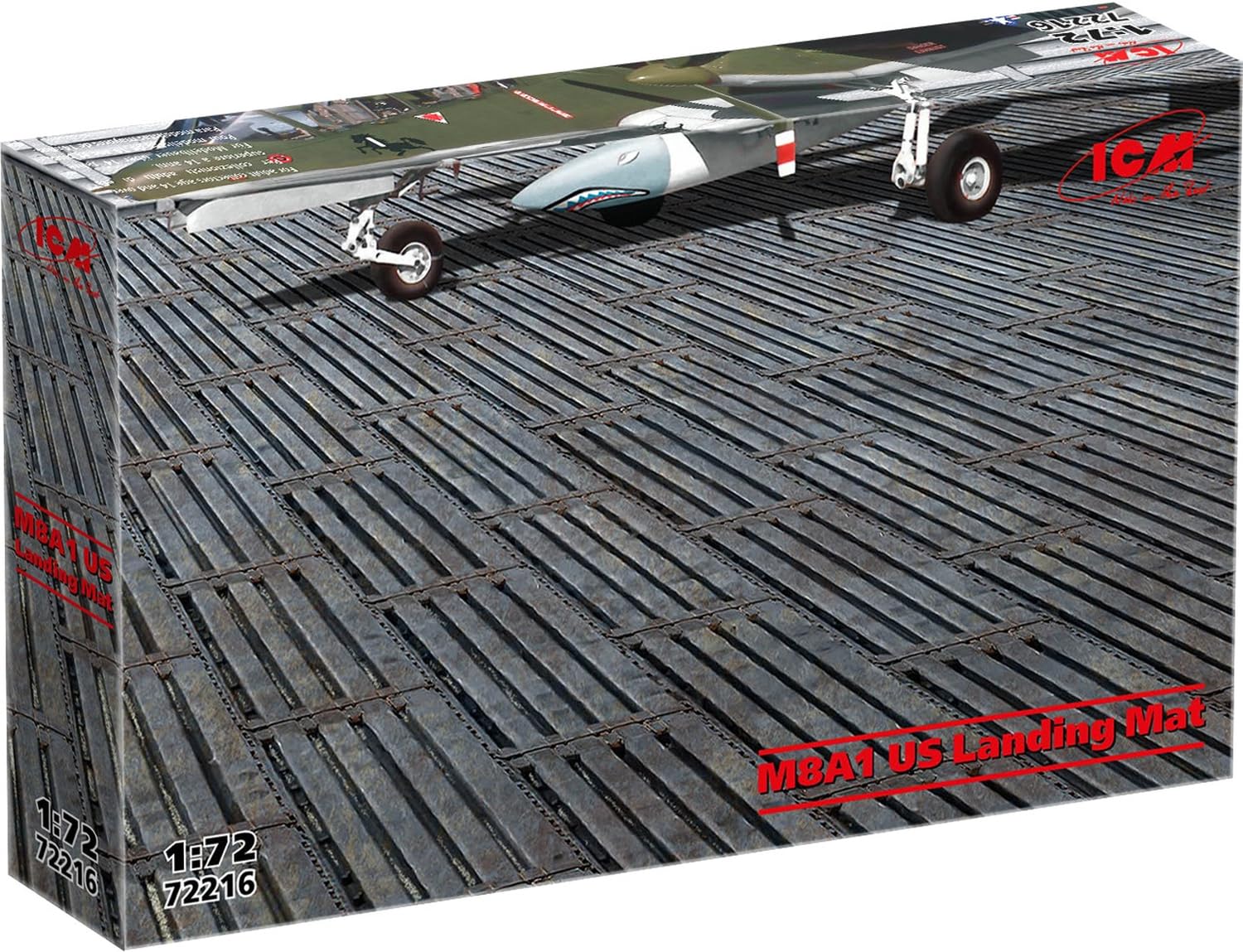 

ICM M8A1 US Landing Mat Plastic Model Kit 72216 1/72 (Scenery)