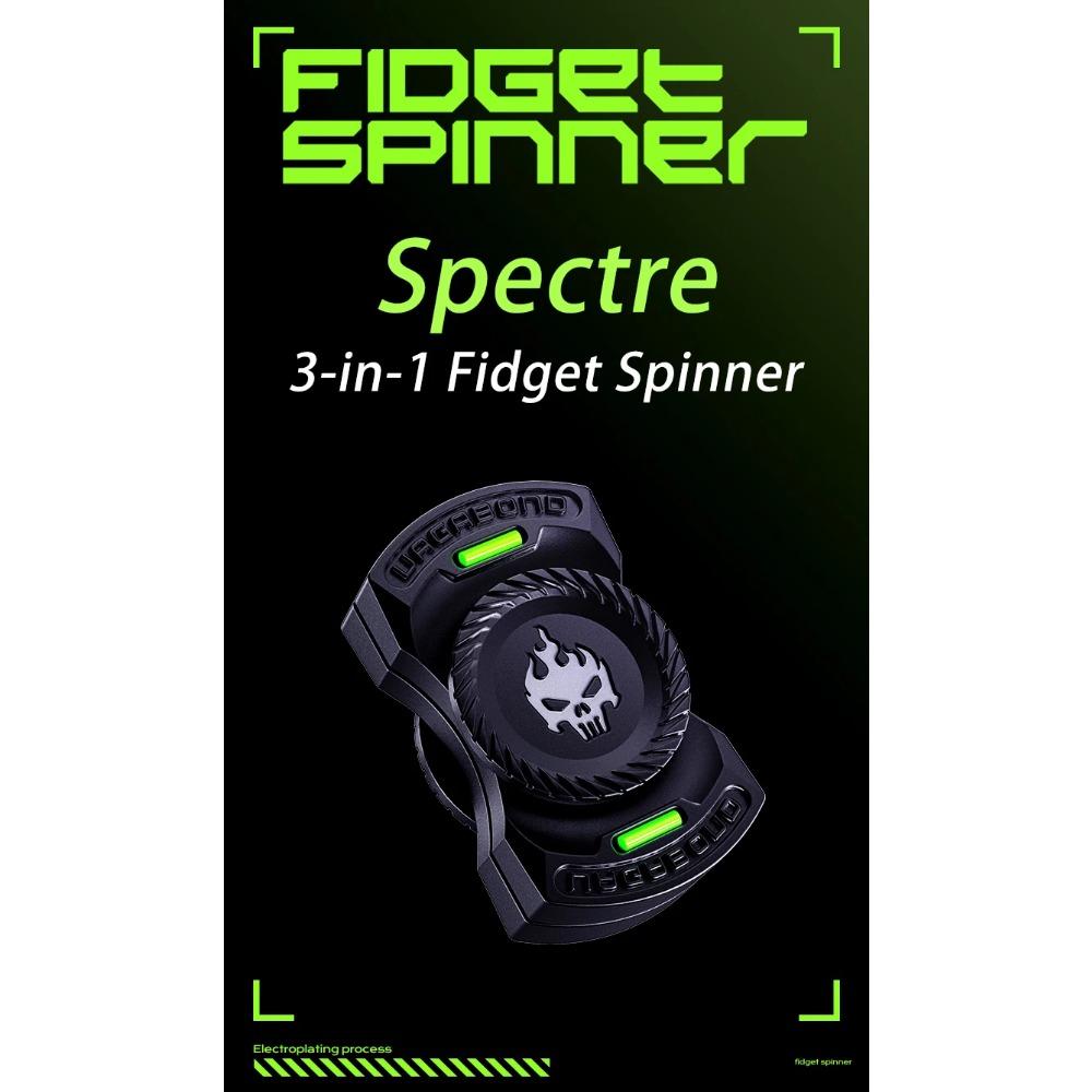 Magnetic Spinner Fidget Toy - ADHD Focus Tool, Push Play Stress Relief Gadget for Kids & Adults, Quiet Office Desk Sensory Toy