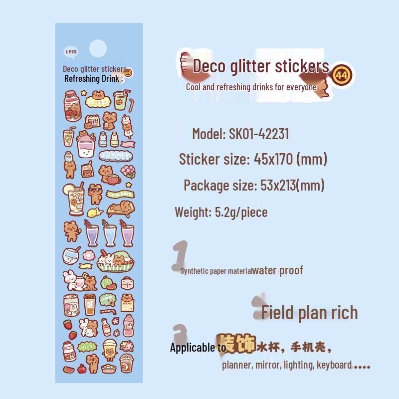 Muzili Deco Dot Stickers - Little Nose Ga - M5 Journal Decoration