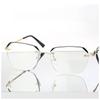 New Frameless Fashionable Presbyopia Glasses Men Women HD Anti Blue Light Metal Reading Glasses