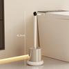 Minimalist Toilet Brush Set Modern Sleek Bathroom Cleaning Tools with Holder Home Bathroom Clean Organizer Bathroom Accessories
