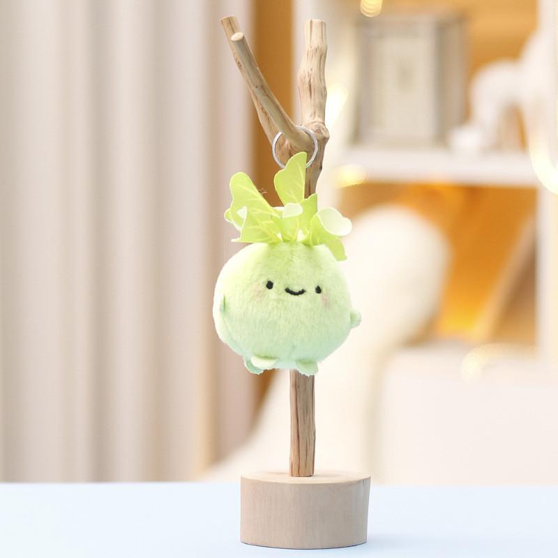 Plush Cute Vegetable Cabbage Toy Unique Keychain Soft Doll Perfect Collector For