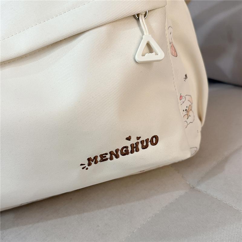 Student Schoolbag Women's Large Capacity Ice Cream Dog Lightweight Backpack